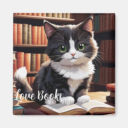 LeesTijd Kat Magneet (Voorkant)