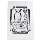  leesuil schattige partijtas medium cadeauzakje (Achterkant)