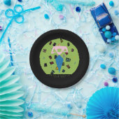 Leesvak voor damesboek papieren bordje (Feest)