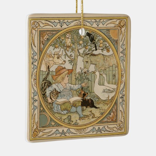 Leesventiel Keramisch Ornament (Rechts)