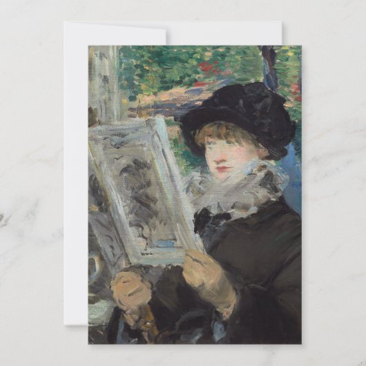 leesvrouw | Édouard Manet (Voorkant)