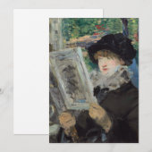 leesvrouw | Édouard Manet (Voorkant / Achterkant)
