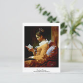 Leesvrouw van Jean-Honore Fragonard Briefkaart (Staand voorkant)