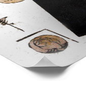 Leesvrouw van Utamaro Poster (Hoek)