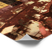 Leeszaal Bibliotheek van het Congres Washington Poster (Hoek)