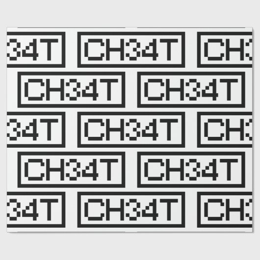 LEET CHEAT CADEAUPAPIER (Vlak)