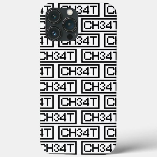 LEET CHEAT Case-Mate iPhone CASE (Achterkant)