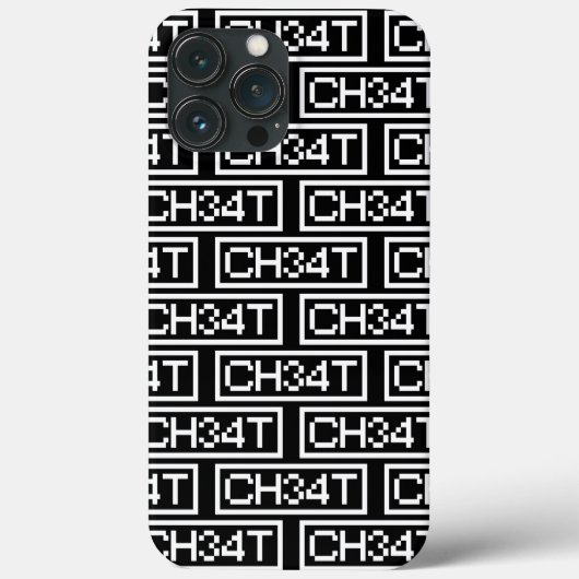 LEET CHEAT Hoesje-Mate iPhone CASE (Achterkant)