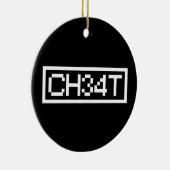 LEET CHEAT KERAMISCH ORNAMENT (Rechts)