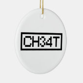 LEET CHEAT KERAMISCH ORNAMENT (Rechts)