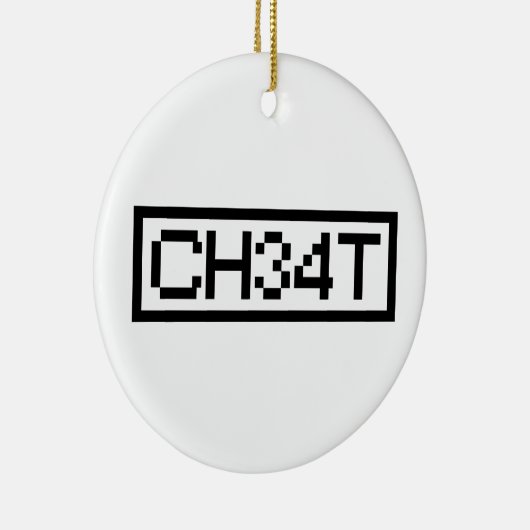 LEET CHEAT KERAMISCH ORNAMENT (Rechts)