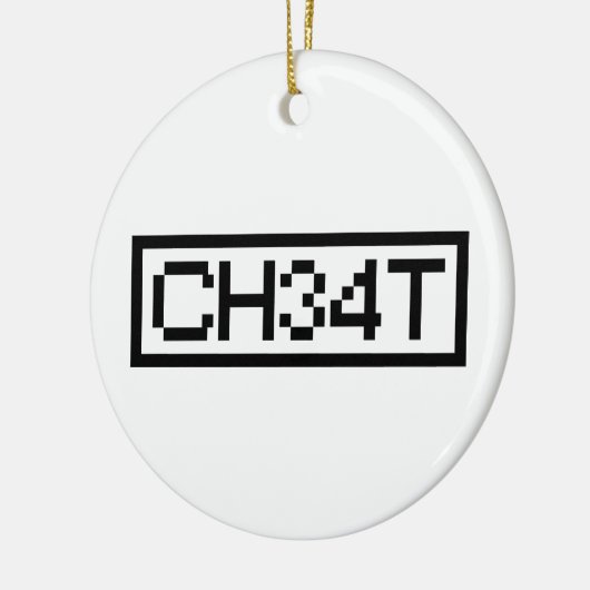 LEET CHEAT KERAMISCH ORNAMENT (Links)