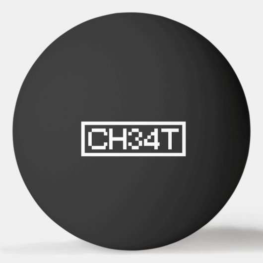 LEET CHEAT PINGPONG BALL (Voorkant)