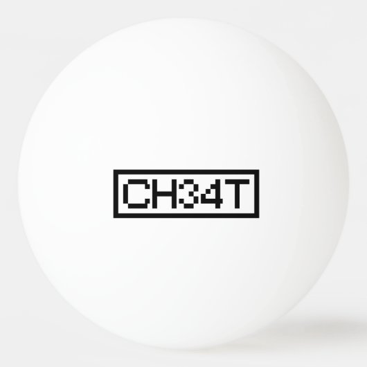 LEET CHEAT PINGPONGBAL (Voorkant)