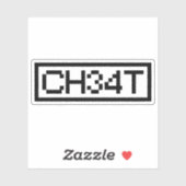 LEET CHEAT STICKER (Vel)