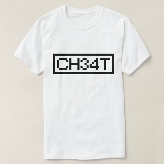 LEET CHEAT T-SHIRT (Design voorkant)