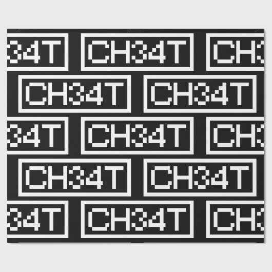 LEET CHEAT WRAPPING PAPIER (Vlak)