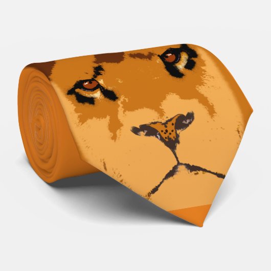 leet stropdas (Opgerold)