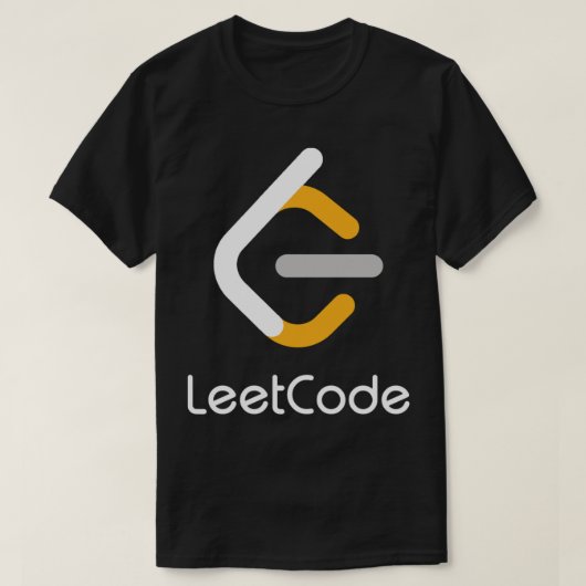 Leetcode Dark T-shirt (Design voorkant)
