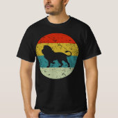 leeuretro silhouette 70s t-shirt (Voorkant)