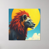 Leeuw1 Canvas Afdruk (Voorkant)