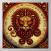 Leeuw 10 poster (Voorkant)