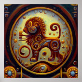 Leeuw 11 poster (Voorkant)