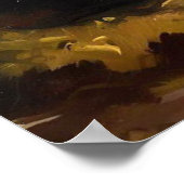 Leeuw (13) Wilde kat Poster (Hoek)