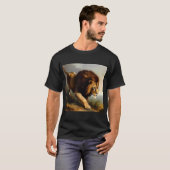 Leeuw (13) Wilde kat T-shirt (Voorkant volledig)