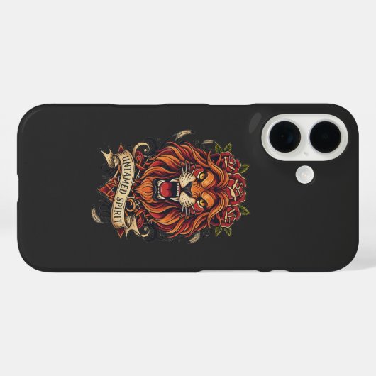 Leeuw 1 Case-Mate iPhone case (Achterkant (horizontaal))