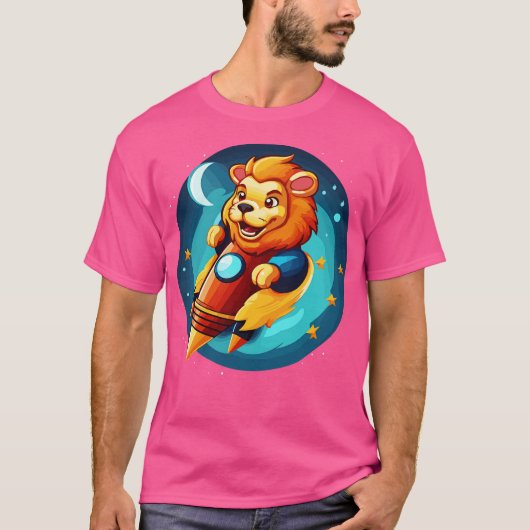 Leeuw 2 t-shirt (Voorkant)