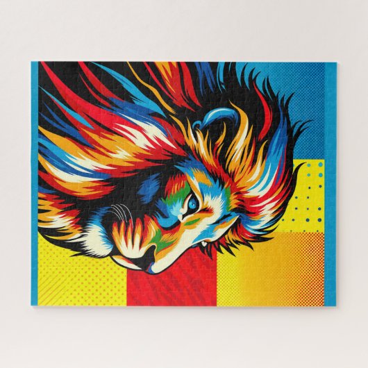 Leeuw 500 stuk puzzel legpuzzel (Horizontaal)