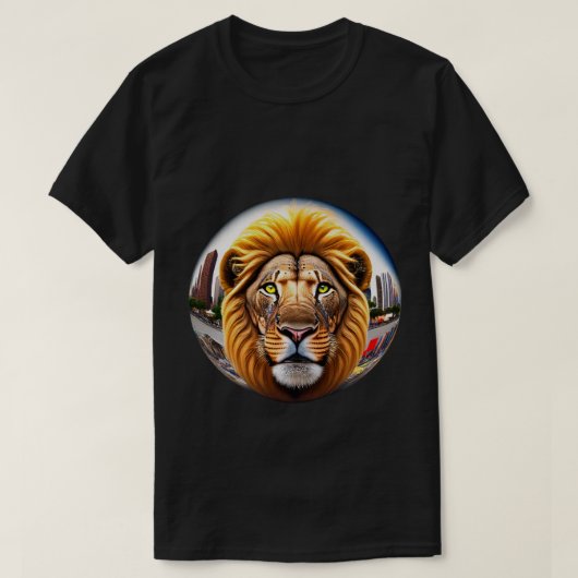 leeuw 50x50 0001 t-shirt (Design voorkant)