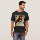 Leeuw (8) Wilde kat T-shirt (Voorkant volledig)