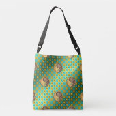 Leeuw & Aard Hond Crossbody Tas (Achterkant)