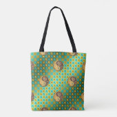 Leeuw & Aard Hond Tote Bag (Achterkant)