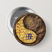 Leeuw & Aard-Ox Ronde Button 7,6 Cm (Voorkant /achterkant)