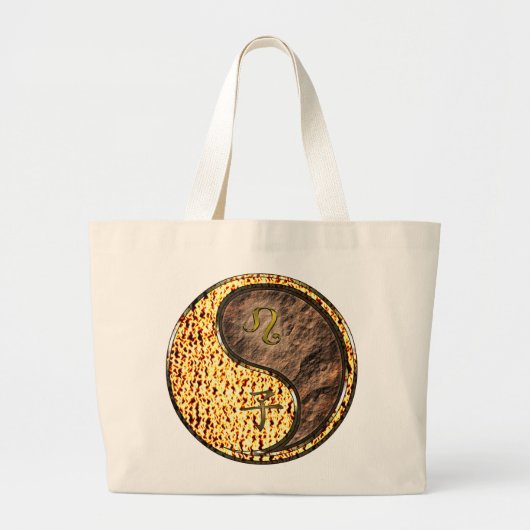 Leeuw & Aarde Rat Grote Tote Bag (Voorkant)