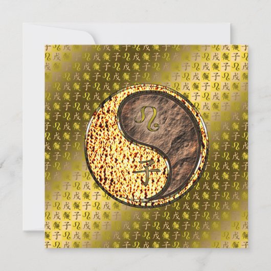 Leeuw & Aarde Rat Kaart (Voorkant)