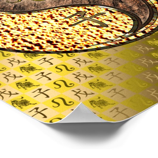 Leeuw & Aarde Rat Poster (Hoek)