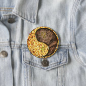 Leeuw & Aardemonkey Ronde Button 7,6 Cm (In situ)