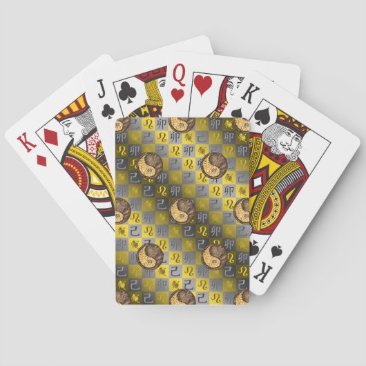 Leeuw & Aardese Hase Pokerkaarten (Achterkant)