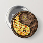 Leeuw & Aardgeit Ronde Button 7,6 Cm (Voorkant /achterkant)