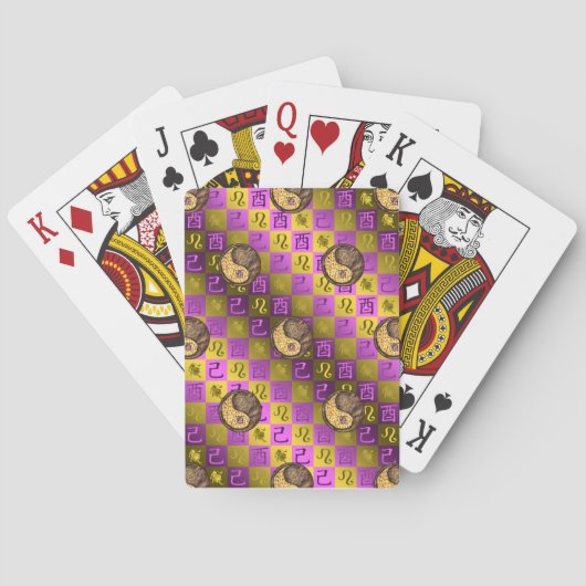 Leeuw & Aardse Haan Pokerkaarten (Achterkant)