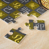 Leeuw & Aardse Konijn Legpuzzel (Zijkant)