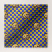 Leeuw & Aardse Os Legpuzzel (Horizontaal)