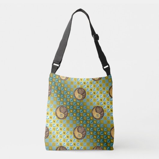 Leeuw & Aardslang Crossbody Tas (Voorkant)