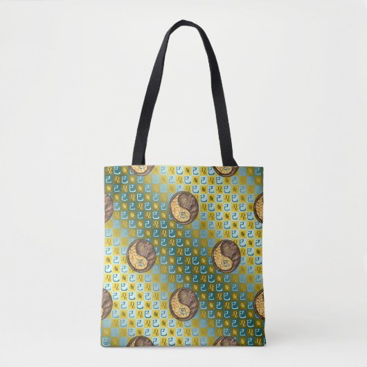 Leeuw & Aardslang Tote Bag (Voorkant)