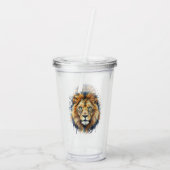 Leeuw Acryl Drinkbeker (Achterkant)