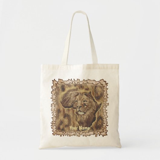 Leeuw Afrika Tote Bag (Voorkant)